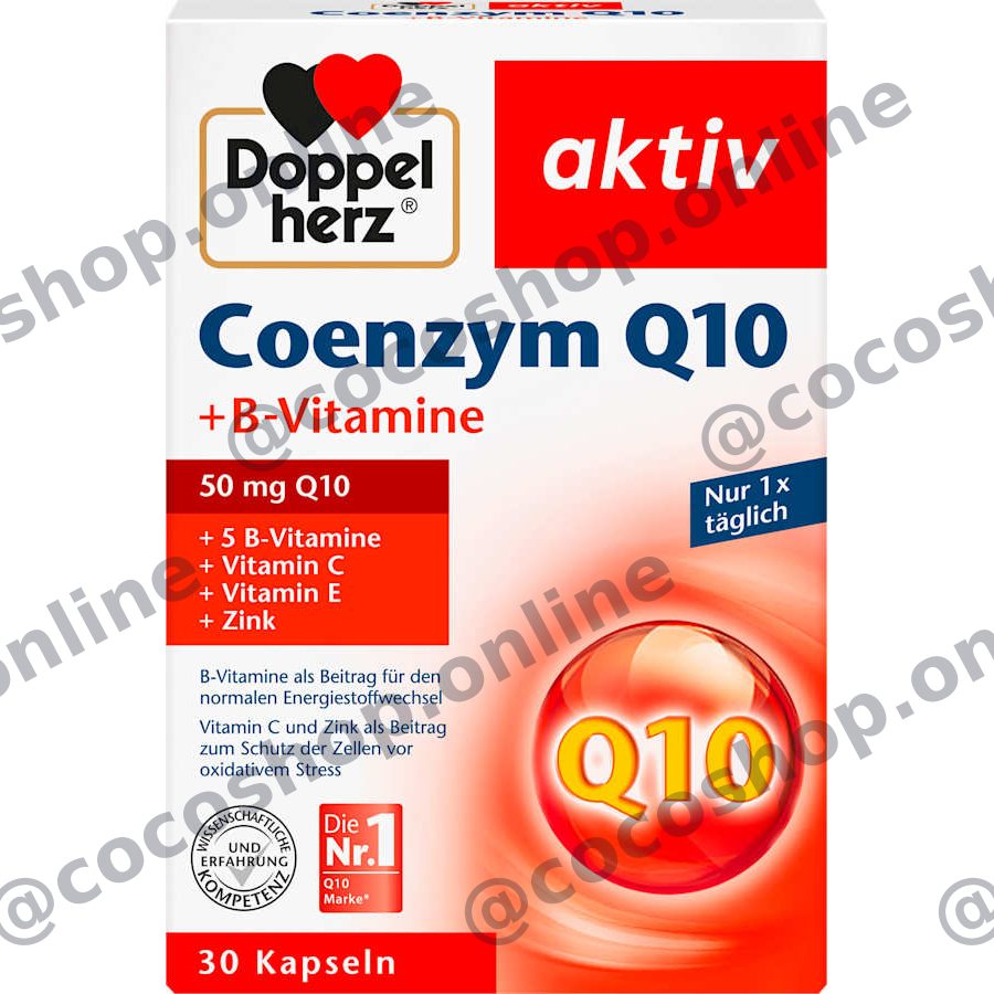 کپسول کوآنزیم Q10 + ویتامینهای B، ۳۰ عدد