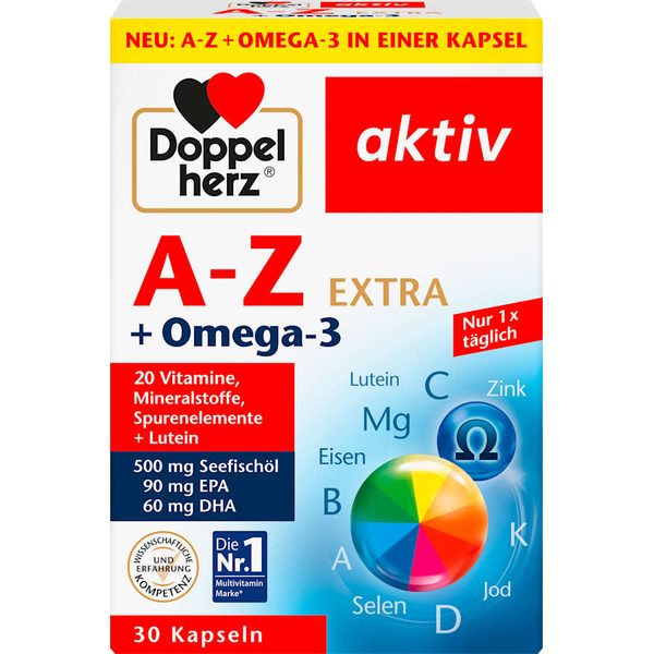 کپسول A-Z + امگا ۳ اکسترا، ۳۰ عدد