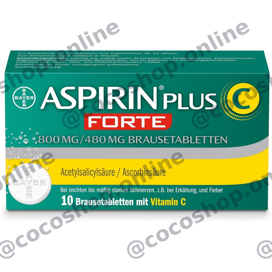 قرص جوشان آسپرین + ویتامین C-بسته 10 عددی